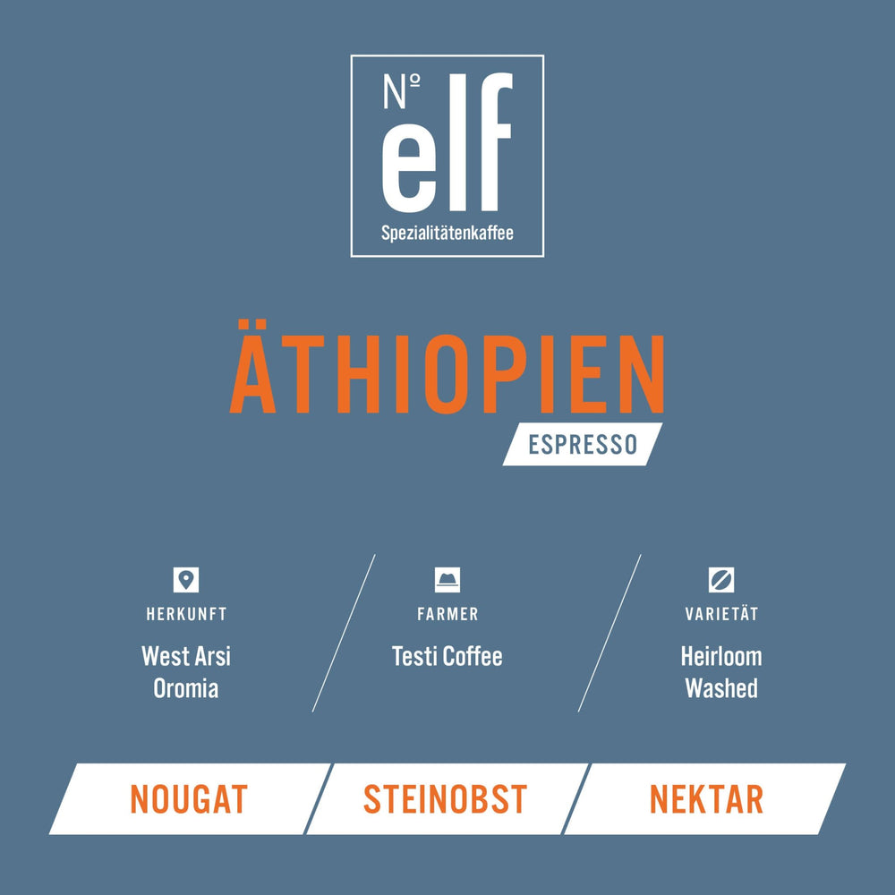 Kaffeebohnen ÄTHIOPIEN West Arsi - No. elf Spezialitätenkaffee