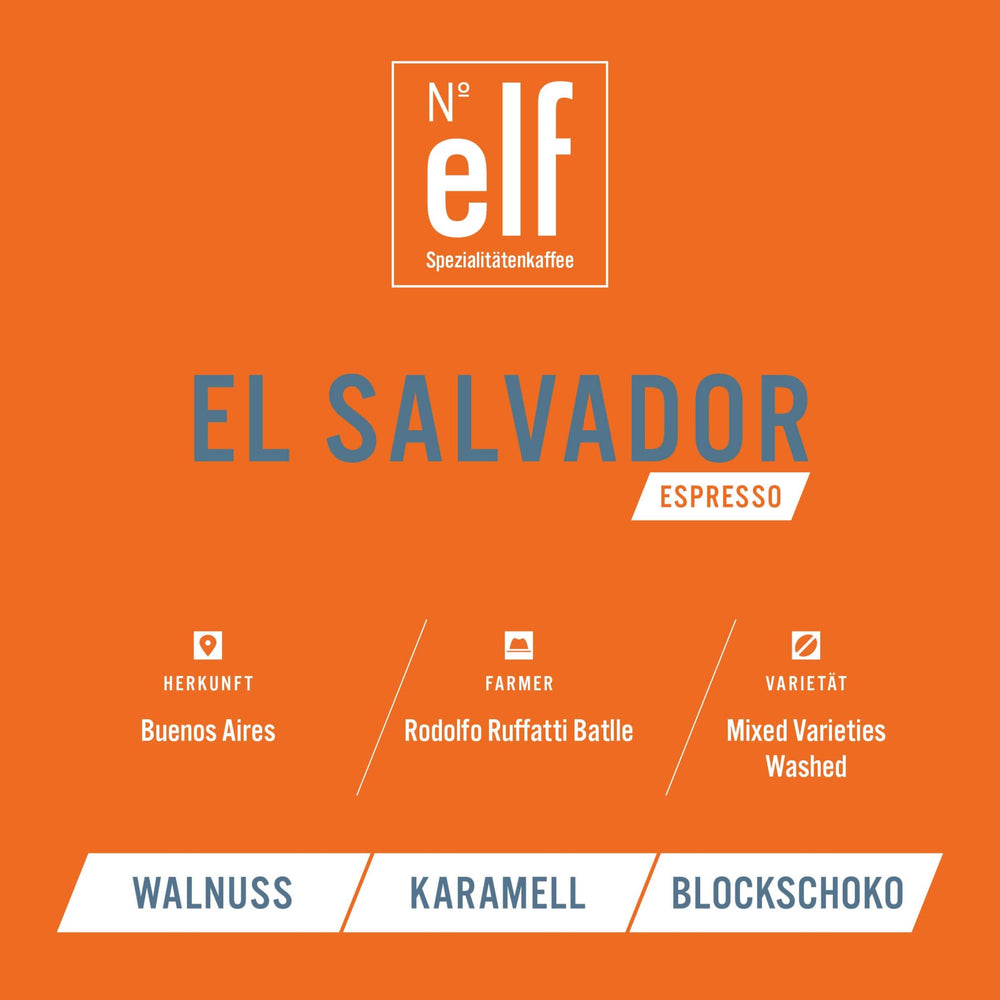 Kaffeebohnen EL SALVADOR Buenos Aires - No. elf Spezialitätenkaffee