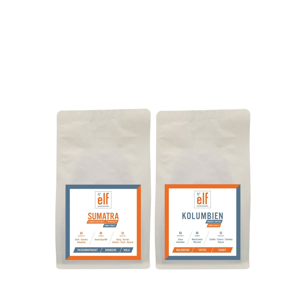 Kaffeebohnen OMNI ROAST Probier-Duo - No. elf Spezialitätenkaffee