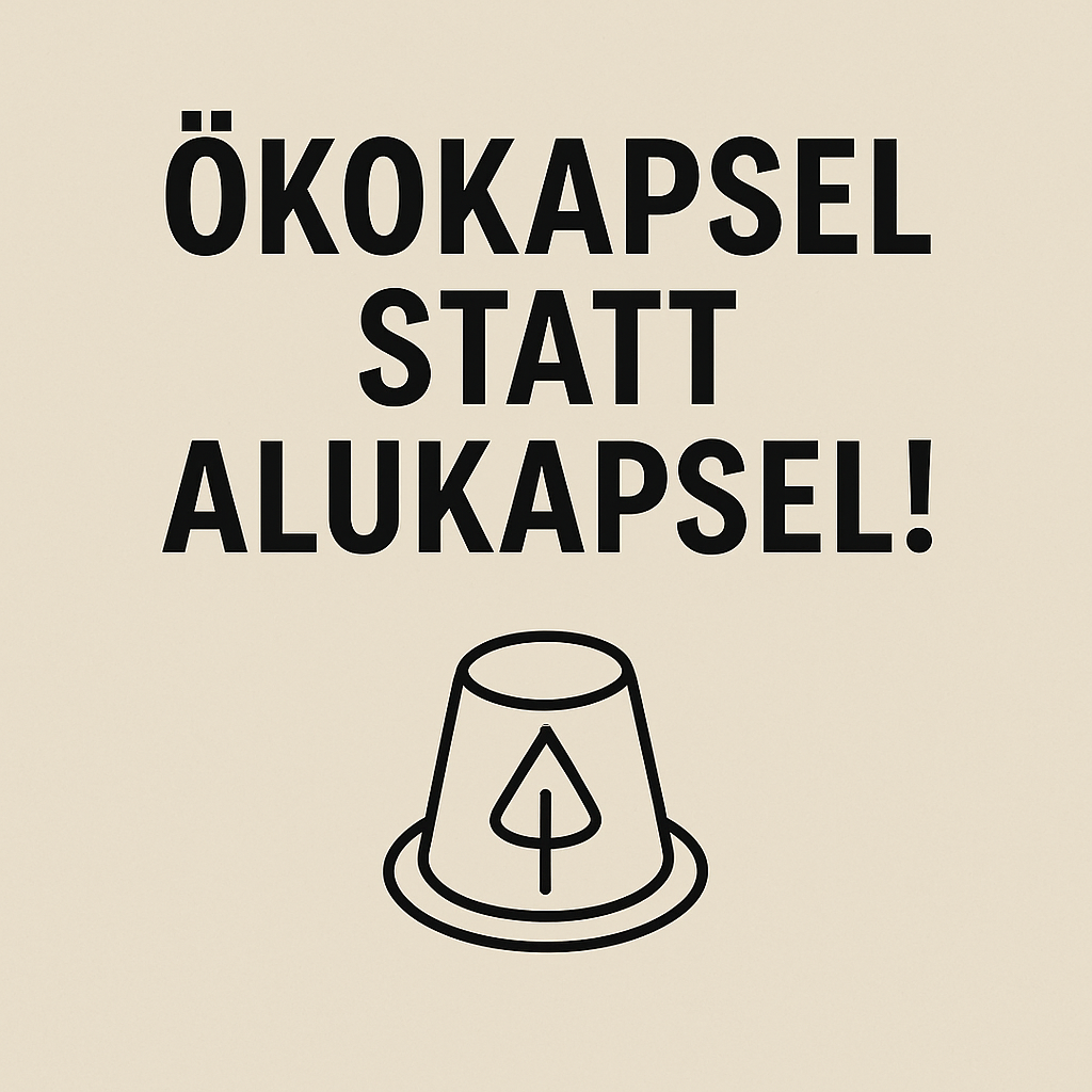 Ökokapsel statt Alukapsel!