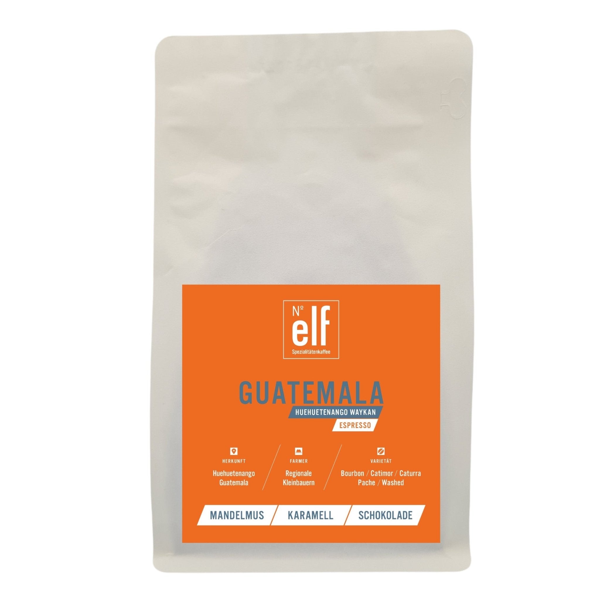 Kaffeebohnen GUATEMALA Huehuetenango Waykan - No. elf Spezialitätenkaffee