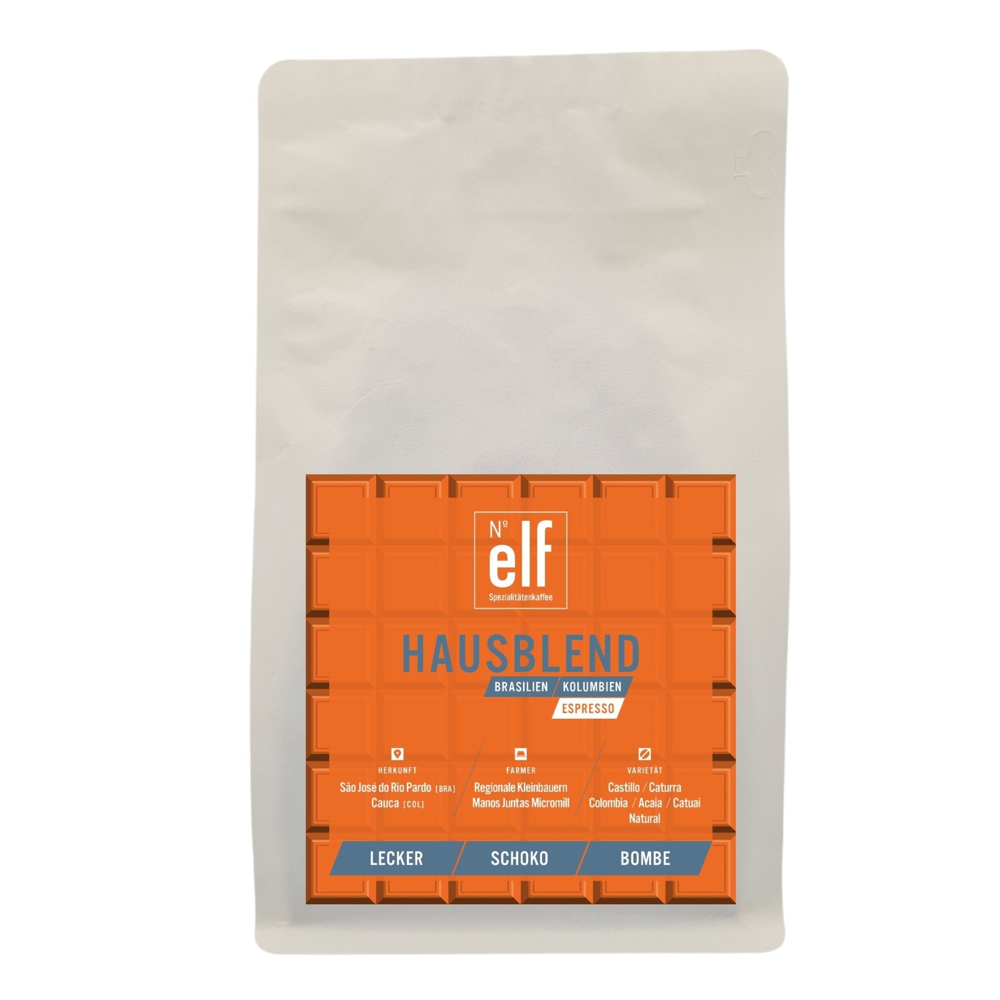 Kaffeebohnen HAUSBLEND Brasilien/Kolumbien - No. elf Spezialitätenkaffee