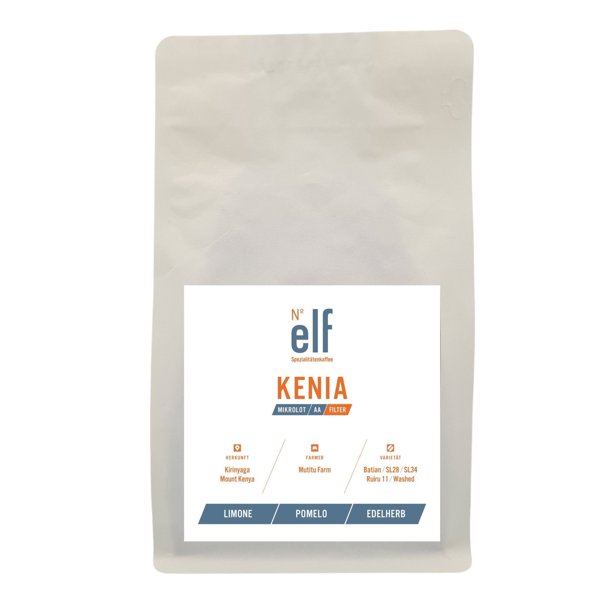 Kaffeebohnen KENIA Mutitu Mikrolot AA - No. elf Spezialitätenkaffee