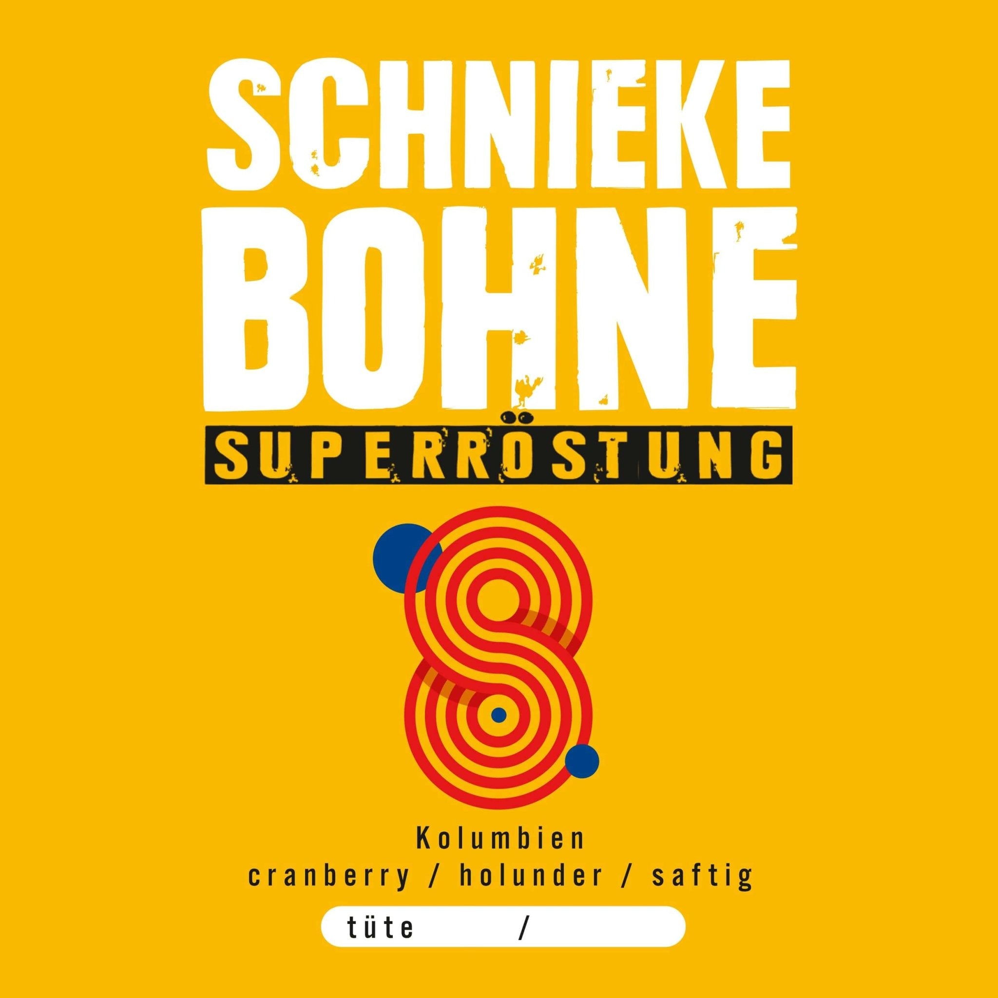 Kaffeebohnen SCHNIEKE BOHNE 8 - No. elf Spezialitätenkaffee