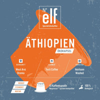 Kaffeekapsel ÄTHIOPIEN West Arsi Ökokapsel - No. elf Spezialitätenkaffee